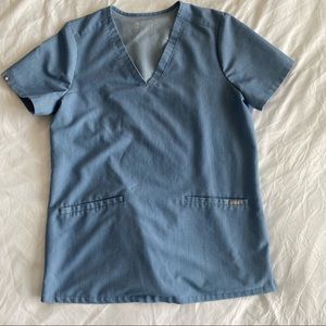 Figs Scrub Set- Heather Indigo